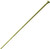 Westbrass Flat Head Toilet Kit with Round Handles, 1/2" IPS x 3/8" OD x 20", Polished Brass, D103KFH-01