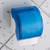 YOMESTE Wall Mounted Waterproof Paper Holder Bathroom Paper Roll Holder (White)