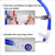 Focevi Adult Swim Snorkel, Blue, Silicone Mouthpiece, One-Way Purge Valve, Lightweight, Comfortable, Suitable for Freestyle, Backstroke, Butterfly, Breaststroke