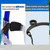 Focevi Adult Swim Snorkel, Blue, Silicone Mouthpiece, One-Way Purge Valve, Lightweight, Comfortable, Suitable for Freestyle, Backstroke, Butterfly, Breaststroke