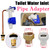 TOOLSTAR Toilet Fill Valve Pipe Adapter, 7/8" Female Thread to 1/2" Male Thread, Bidet Hose Fitting Pipe Adapter Connection (ABS White)
