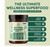 Natural Rems Sea Moss Gummies 16-in-1 - Ashwagandha Black Seed Oil Bladder Wrack Turmeric Vitamin C & D3 with Manuka Burdock Root Dandelion Yellow Dock Elderberry Apple Cider Vinegar (Green Apple)