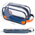 Lermende Clear Toiletry Bag for Traveling, Large Toiletry Bag for Men. Hanging Dopp Kit/Travel kit/Clear Mens Bag/Unisex Bathroom Travel Bag for Mens(Blue)