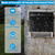 10" Hooded Wall Exhaust Vent Cover Outdoor Hooded Wall Vent with Screen and Damper,Outside Exhaust Dryer Vent Cover Exterior Wall Vent Cover for House Kitchen Range Hood Dryer,Black Hood Wall Vent Cap