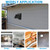 10" Hooded Wall Exhaust Vent Cover Outdoor Hooded Wall Vent with Screen and Damper,Outside Exhaust Dryer Vent Cover Exterior Wall Vent Cover for House Kitchen Range Hood Dryer,Black Hood Wall Vent Cap