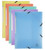 Exacompta - Ref 55170E - Chromaline Collection - Elasticated 3-Flap Folders - Suitable for Storing A4 Documents, Spine Label - Assorted Pastel Colours (Pack of 10)