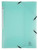 Exacompta - Ref 55170E - Chromaline Collection - Elasticated 3-Flap Folders - Suitable for Storing A4 Documents, Spine Label - Assorted Pastel Colours (Pack of 10)