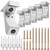 Abizarch 30Pcs Squeaky Floor Repair Kit Aluminum Alloy Eliminate Floor Squeak Screws Kit Sturdy Squeaking Floor Fix Nails Floor Gap Fixer Set for 5/8inch and Thicker Floors