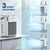 Mini Air Conditioner, Portable Air Conditioners w/Remote, 5400mAh Built-in Battery, 1.2L Water Tank & 2 Ice Boxes, Auto-off Timer, Evaporative Air Cooler With 3Speeds, Desktop Fan For HomeOutdoors