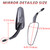 DREAMIZER Motorcycle Rear View Mirrors Handlebar Side Mirrors for Street Glide Road Glide Electra Glide CVO Sportster Road King Softail Fatboy Cruiser Touring - Black,Snake Eye
