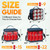 BALEINE Insulated Lunch Bag for Men Women, 15 Can Leakproof Cooler Bag with Adjustable Shoulder Strap for Work Picnic, Lunch Box for Women Men (Medium, Black)