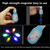 NRKDX Nurse Nightshift Hands Free Lightweight Emergency Flashlight Hands Free LED Flashlights Clip-on Flashlight Suitable for Walking Running Pets Outdoor Activities