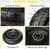 TICONN 4.00-6 Tire and Wheel Flat Free, 2 Pack 13" Solid Tires with 5/8" Axle Bore Hole and Double Sealed Bearings, Perfect for Wheelbarrow, Garden Cart, Wagon, Dolly (Black, 2PK)