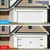 CHIJANE Magnetic Garage Decorative Hardware - 8 Hinges + 4 Handles Kit for Steel or Metal Alloy Doors, Black