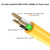 25-FT 12AWG Right-Angle 15 Amp to 20-Amp Extention Cord,90-Degree 15Amp Household Plug to 20Amp Heavy Duty Extention-Cable, Nema 5-15P to 5-20R,5-15P to 6-15R/20R,125V 15A to 20A-Angled Power Cord