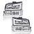 G-PLUS LED Headlights Fit Chevy Avalanche/Silverado 1500 2500 HD 3500 2003-2006 Headlamps,Fit Silverado 1500 2500 3500 Classic 2007 Clear Lens Chrome Housing Clear Reflector,faros delanteros
