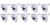 KOR (Pack of 10) MR16/FL - Flood- 12V - MR16 - GU5.3 Bi-Pin Base - Light Bulb with Clear Lens Cover - MR16 (20)