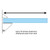 Dulles Glass Floating Shelf Brackets, Adjustable Clamps Heavy Duty, White, for Glass, Wood, Acrylic Wall Mounted Shelf Support. 2 Pack.