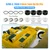 Vanshly，5740-2, 7434-1 Deck Tune Up Kit for Walker Mower -4 Bushings,4 Free Snap Rings and 4 Shock Bushings