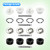 Vanshly，5740-2, 7434-1 Deck Tune Up Kit for Walker Mower -4 Bushings,4 Free Snap Rings and 4 Shock Bushings