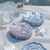 Flower Knows Shell's Jewel Collection Baked Powder,Makeup & Setting Pressed Powder Compact with Mirror and Puff,Pink Smooth Oil-Control Pore Blurring,0.32 Oz(02 Dreamy Pink)