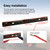 Partsam 12v LED Truck Trailer Light Kit Waterproof,2x 6 Oval Red Stop Turn Tail Brake Lights+14.17" Red 3 Light 9 LED Stainless Steel ID Light Bar+(2xRed+2xAmber) 2" Round 4 LED Side Marker Lamps