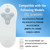 Ceiling Fan Remote Control Replacement, Compatible with Harbor Breeze KUJCE10311/TR214A KUJCE10712/TR214B 2BB78-ITL-F304C | 3-Speed + Light Dimmer | Learning Key Setup with Wall Mount (Remote Only)