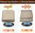 ONTHEWAY 5FT x 8FT Double Tiered Replacement Canopy Grill BBQ Gazebo Roof Top, for Gazebo Model L-GZ238PST-11 Only