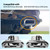 Vanshly 2253506 Exhaust Tips Bezels RH/LH 1 PAIR Compatible with 2019.2020.2021.2022.2023 2024 Chevy Silverado/GMC Sierra (Polished)