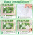 Window Clings for Birds, 26 Pcs Window Decals to Prevent Bird Strikes