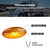 XtraGlow for International ProStar/LoneStar Workstar International Series Truck Cab Marker Roof Light 888-5125 Amber Lens Top Lights Assembly, 5Pcs