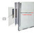 Gordon Glass® Clear Polycarbonate Jamb Strike and Door U-Channel with Vinyl Insert and Magnet for 3/16" and 1/4" Frameless Shower Door - 73" Long