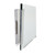 Gordon Glass® Clear Polycarbonate Jamb Strike and Door U-Channel with Vinyl Insert and Magnet for 3/16" and 1/4" Frameless Shower Door - 73" Long
