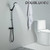 DOUBLUOEG RV Shower Faucet, Metal Camper Shower Faucet with Hose and Head Outside Shower Valve for RV, Camper, Motorhome Matte Black