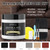 DEWEL Leather Recoloring Balm, White Leather Color Restorer for Scratched and Faded, Leather Scratch Remover, Upgrade Leather Repair Kit for Restore Couches, Car Seats, Shoes, Boots