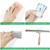 LPOLER Stainless Steel Squeegee for Shower Doors, All-Purpose Shower Squeegee for Bathroom, Window and Car Glass, 14 Inches