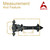 Akatva T Hinge Set - 2 Pieces Gate Hinges for Wooden Fences Heavy Duty - Barn Hinges for Doors - Black Hinges – Hinges for Shed Door - Door Hinges Black Matte - Hinges Outdoor - Fence Strap Hinge Set