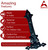 Akatva T Hinge Set - 2 Pieces Gate Hinges for Wooden Fences Heavy Duty - Barn Hinges for Doors - Black Hinges – Hinges for Shed Door - Door Hinges Black Matte - Hinges Outdoor - Fence Strap Hinge Set