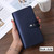 Romozi Business Card Holder and Credit Card Holder with 96 Card Slot, Business Card Organizer,Credit Card Organizer and Card Case for Protect Your Cards from Loss or Damage(Blue)