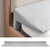 76"x8"x5" Bed Wedge Pillow for Headboard Bed Gap Filler Cover 1.5-inch Gaps Mattress Wedge Gap Filler to Stop Items Falling Down(Grey)