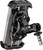 Kewig Motorcycle Fork Stem Phone Mount with Vibration Dampener, Adjustable Heavy Duty Motorcycle Phone Mount Holder Fit Stem Tube 12mm-25.4mm in Diameter, Compatibe with 5.4-7.2" Cellphone
