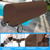 Woanger Heavy Duty Pool Solar Reel Cover Waterproof UV Resistant Inground Swimming Pool Solar Reel Roller Blanket(20 Ft,Coffee)