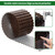 SnugNiture Corrugated Metal Garden Edging,8" x 20' Sturdy Lawn Edging Border,Landscape Edging Border for Lawn, Flower Bed,Garden and Yard(Brown)