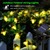 ANGMLN Solar Firefly Lights, 30 LED Solar Fireflies Fairy String Lights Outdoor Decor 19.6FT Solar Powered String Lights Waterproof for Garden Patio Home Wedding Party Spring