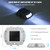 VOLISUN Solar Deck Lights Driveway Dock Lights, 8-Pack Led IP68 Waterproof Outdoor Warning Step Lights for Driveway Sidewalk Garden Pathway Yard(White, Auto On/Off