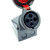 IEC 60309 Industrial Connector Socket, 4Pin 63Amp 380V-415V 3P+E 6H IP67 Waterproof Female Connector Power Connecting Industrial Surface Mounted Receptacle for Aviation and Industry
