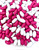 SweetGourmet Licorice Pastels, Pink and White Candy Coated Licorice Bites - Crunchy, Soft and Chewy - 1 Pound Bag