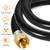 GasSaf 3 Feet Y Splitter Propane Regulator with Hose, 2 Hose Low Pressure Regulator Kit for Most LP Gas Grill, Heater, Camping Stove and Fire Pit Table