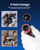DPTOOL Lug Nut Socket Set 1/2" Drive Wheel Impact Flip Socket Set with Metric 17 19 21 22 MM & SAE 3/4 13/16 7/8 15/16 in. Sockets Non-Marring Thin Wall Lug Nut Removal Tool