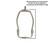 B&P Lamp® 15 Inch Heavy Duty Lamp Shade Harp Holder for Table and Floor Lamps, Brass Plated Steel Finish